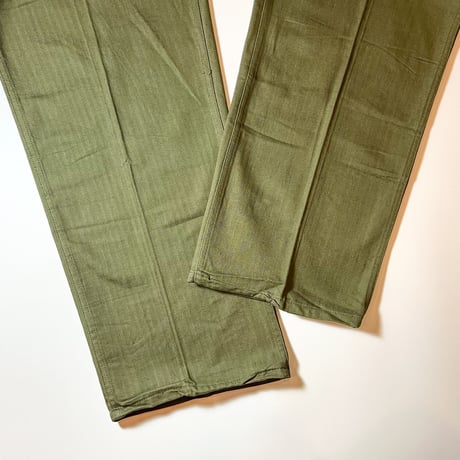 1940's US.ARMY M-43 Herringbone Trousers Deadstock