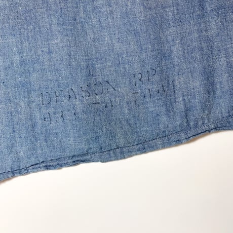 1960's US.NAVY Chambray L/S Shirt
