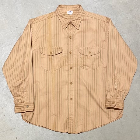1950〜60's Lee Coca-Cola Stripe L/S Shirt