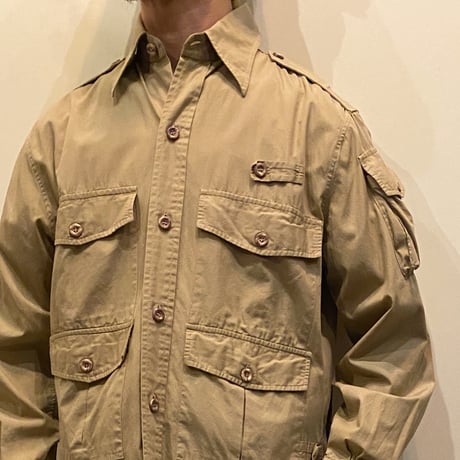 1980's L.L.Bean Poplin Fishing L/S Shirt