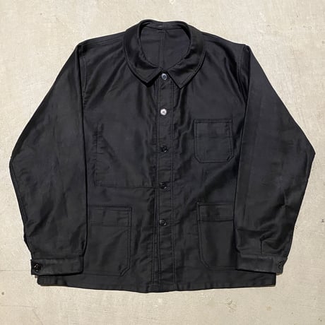 1950's Mont Kemmel Black Moleskin Jacket