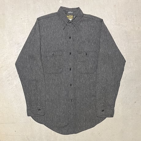1950's BIG BO Black Chambray L/S Shirt