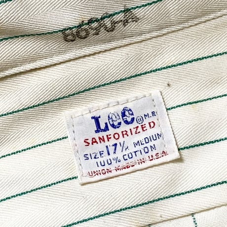 1960's Lee Coca-Cola Stripe L/S Shirt Deadstock