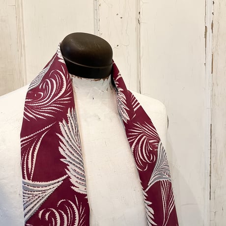1950's〜 Unknown Rayon Scarf