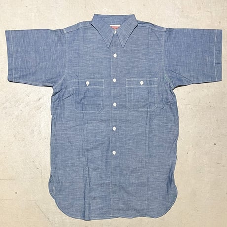 1940's〜 MONTGOMERY WARD Chambray S/S Shirt Deadstock