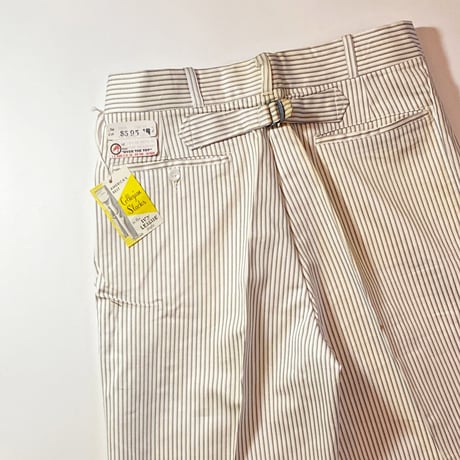 1960's L.C.ISAACS&CO.INC. Cotton Trousers Deadstock