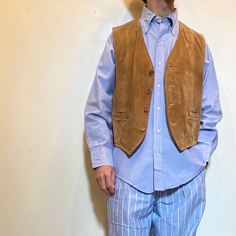 1980's L.L.Bean Suede Leather Vest