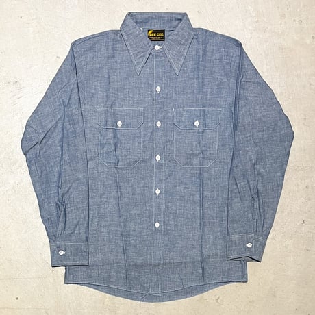 1970's DEE CEE Chambray L/S Shirt Deadstock