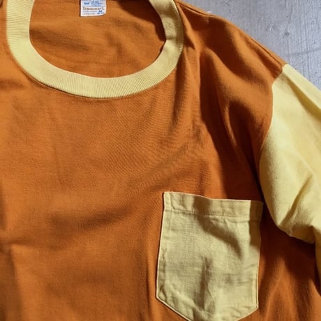 1970's TOWNCRAFT 2-tone Pocket Tee