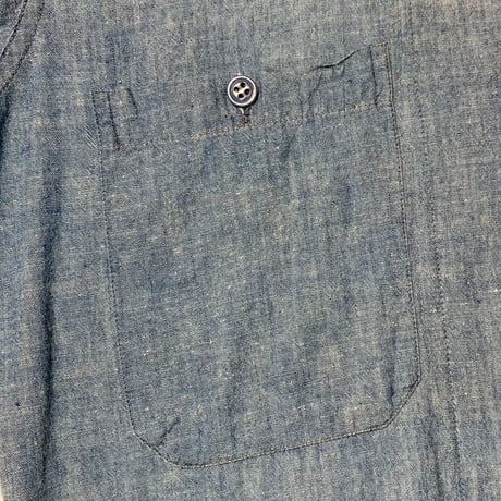 1960's US.NAVY Chambray L/S Shirt