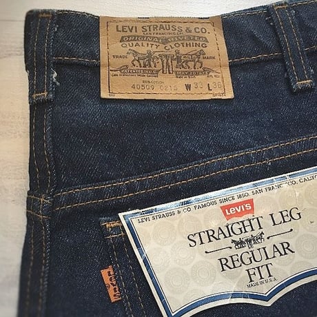 1980's Levi's 509 Denim Pants Deadstock