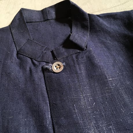 1920〜30's Belgie Linen Jacket Deadstock