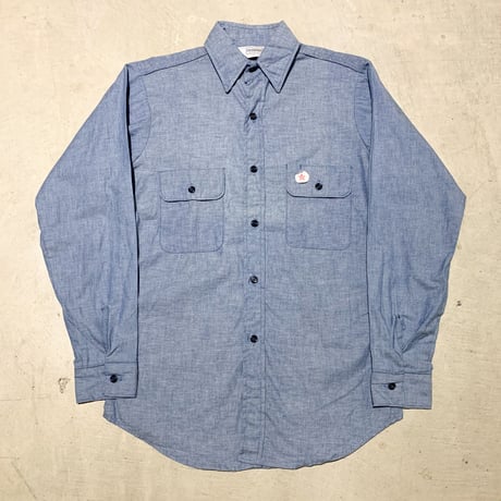 1980's〜 FIVE BROTHER Chambray L/S Shirt Deadstock