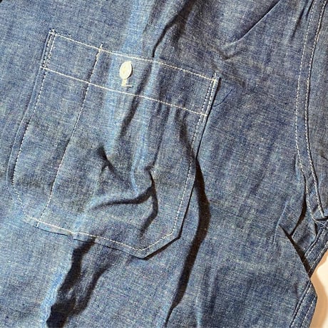 1940〜50's BAREKAT Chambray L/S Shirt Deadstock