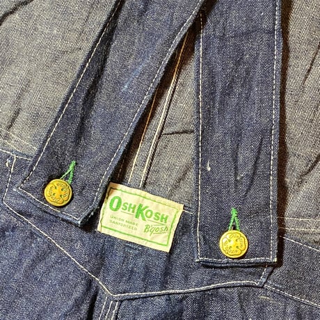 1950's〜 OSHKOSH Denim Overall