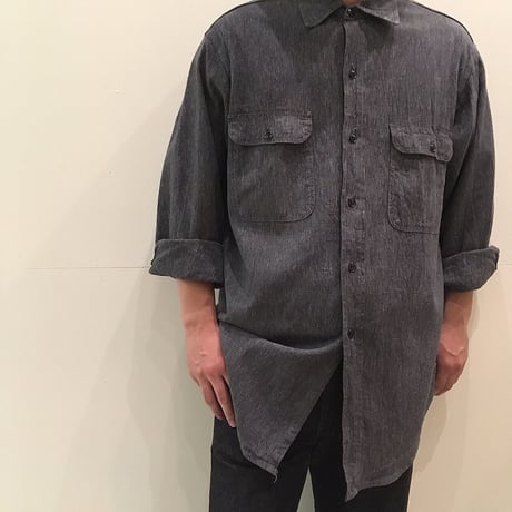 1960's BIG MAC Black Chambray L/S Shirt