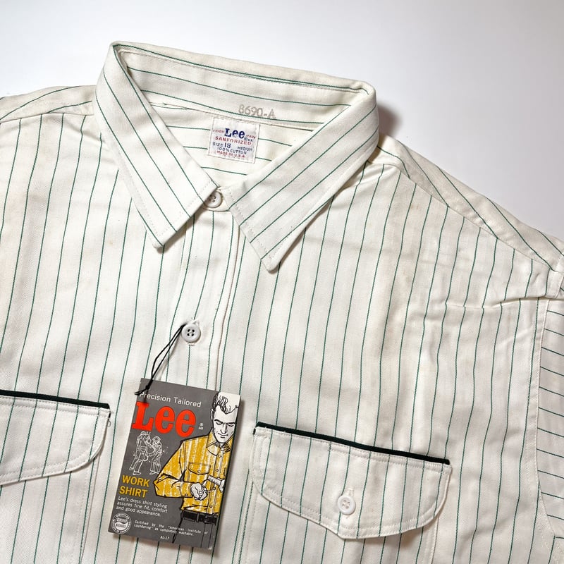 1960's Lee Coca-Cola Stripe L/S Shirt Deadstock
