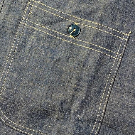 1940's US.NAVY Chambray L/S Shirt Deadstock