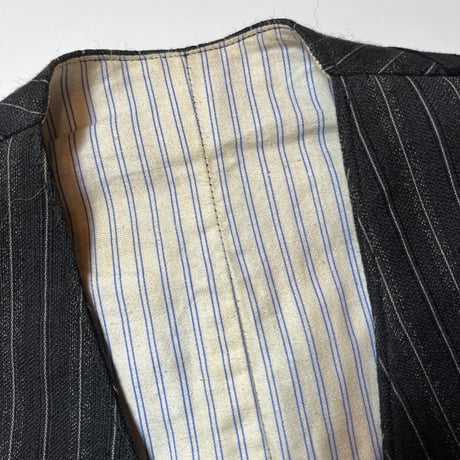 1950's French Unknown Stripe Vest Deadstock