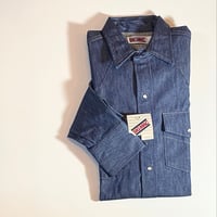 1980's BIG MAC Denim Western L/S Shirt Deadstock