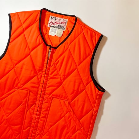 1980's Lee Quilting Vest Deadstock