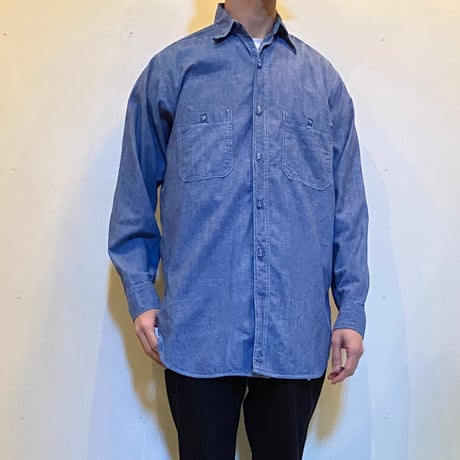 1940's US.NAVY Chambray L/S Shirt