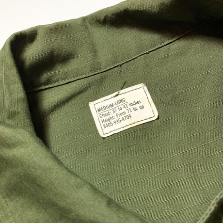 1960's US.ARMY Jungle Fatigue 4th Jacket Deadstock