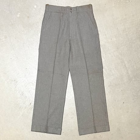 1930's LOEB'S Cotton&Wool Trousers Deadstock
