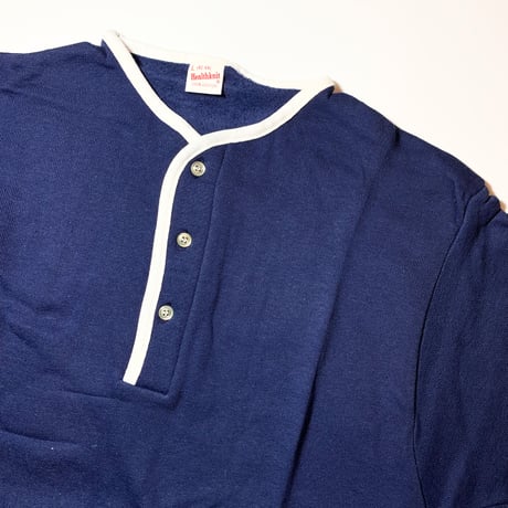 1960's Healthknit Henleyneck Sweat S/S Shirt Deadstock