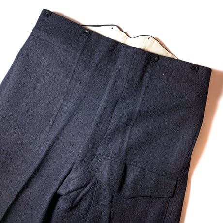1940's Royal Navy Wool Trousers Deadstock