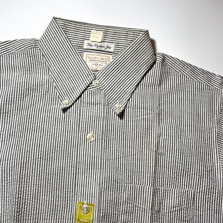 1960's GOLDEN AWARD Seersucker S/S Shirt Deadstock