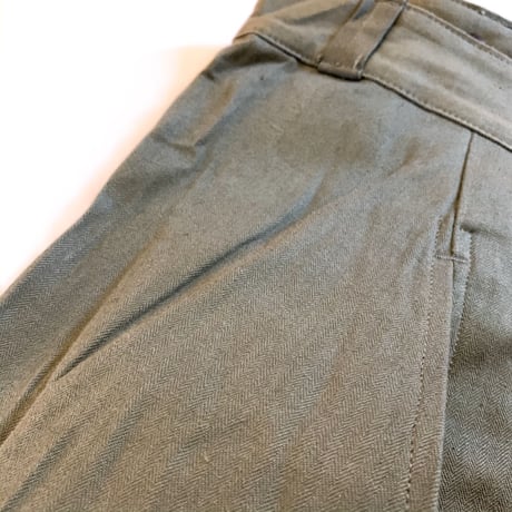 1950〜60's French Army M-47 Herringbone Trousers Deadstock