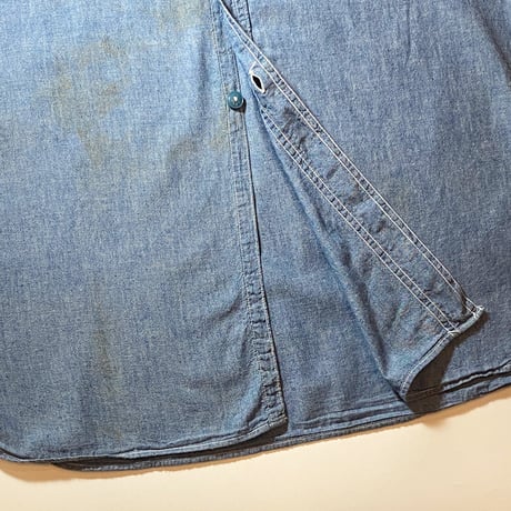 1940's US.NAVY Chambray L/S Shirt