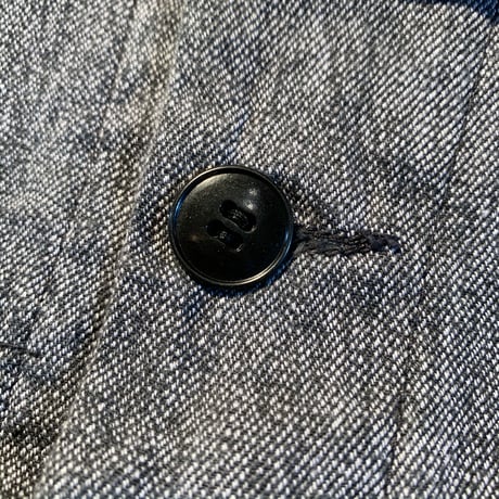 1950's FLEUR BLEUE Black Chambray  Atelier Coat Deadstock