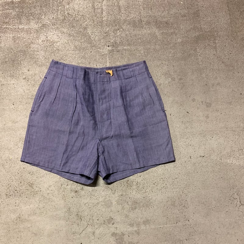 フランス海軍「FRENCH NAVY LINEN SHORTS」ハーフパンツ フランス海軍「FRENCH NAVY LINEN SHORTS」ハーフパンツ