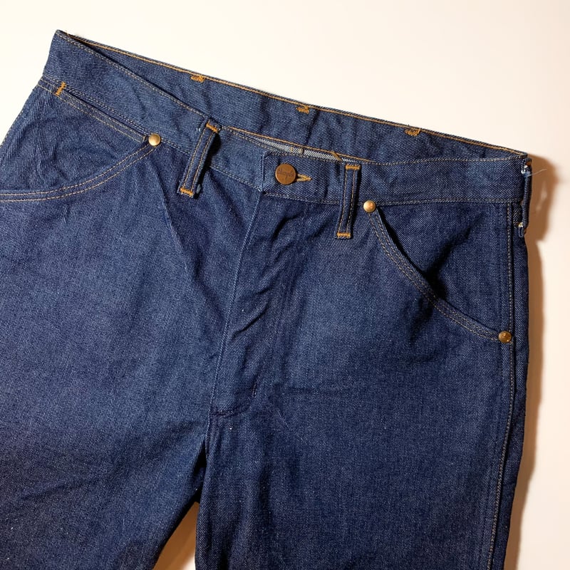 超希少 Wrangler ラングラー デニム パンツ 12mwz 60s 70s Wrangler 12MWZ (60's-70's)Slim Tapered Denim PantsIndigo