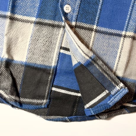 1960's MONTGOMERY WARD Heavy Flannel L/S Shirt Deadstock
