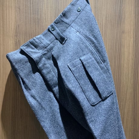 1960's Netherlands Military Wool Trousers Deadstock
