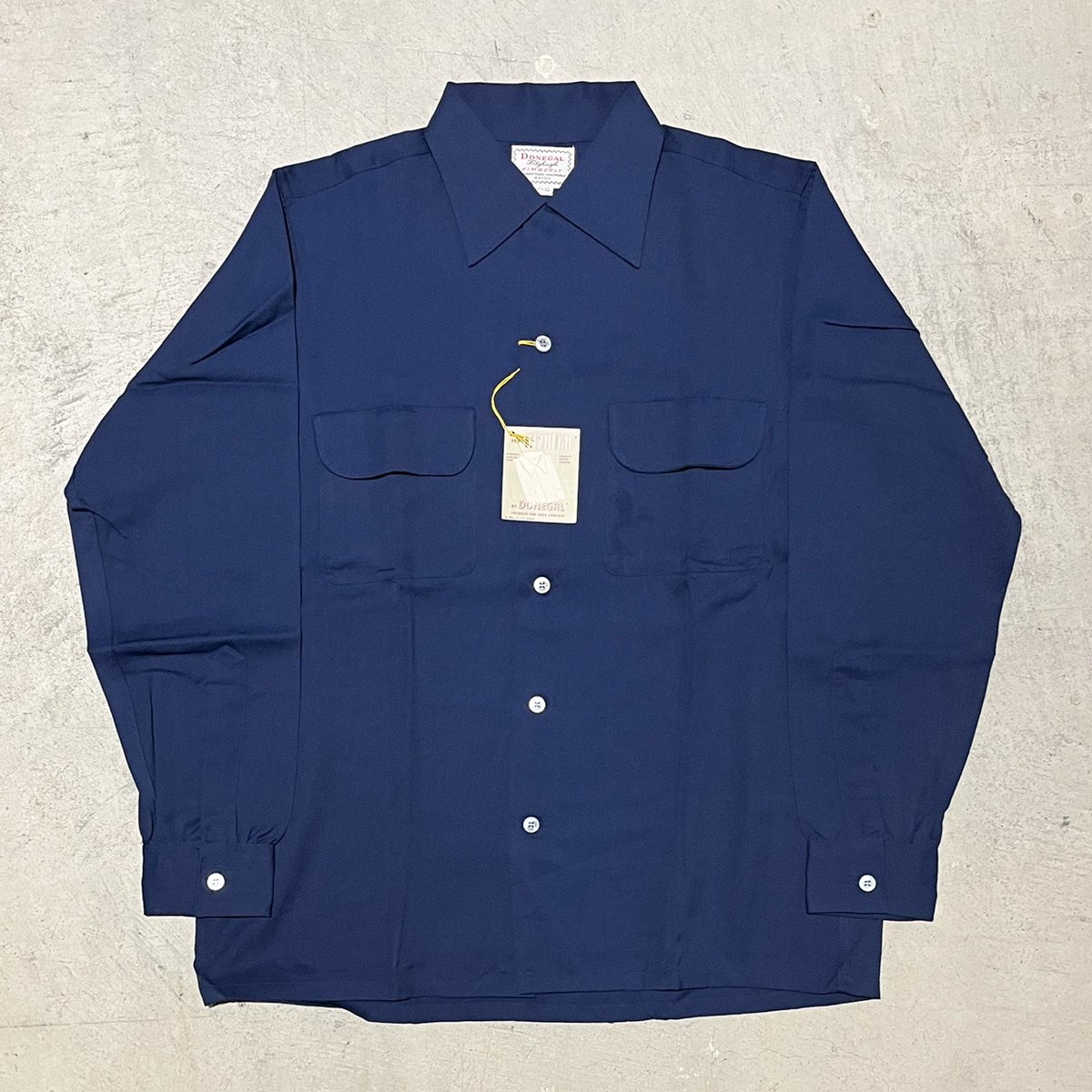 1950's DONEGAL Rayon L/S Shirt Deadstock | Unwave