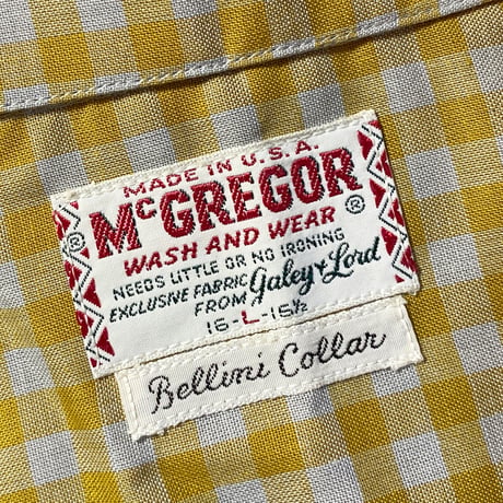1960's McGREGOR L/S Shirt Deadstock