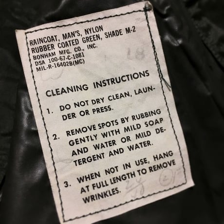 1960's US.ARMY Rain Coat