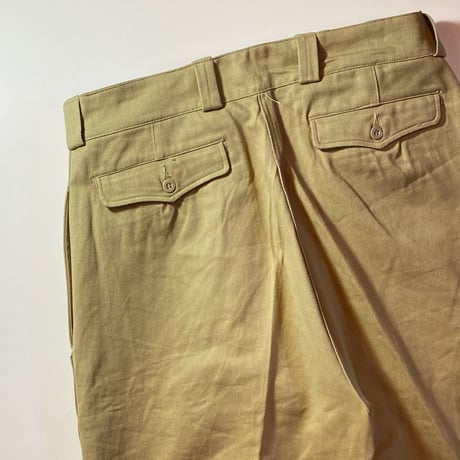 1950〜60's French Army M-52 Chino Trousers Deadstock