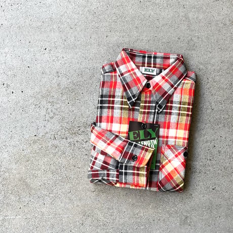 1970's ELY Heavy Flannel L/S Shirt Deadstock
