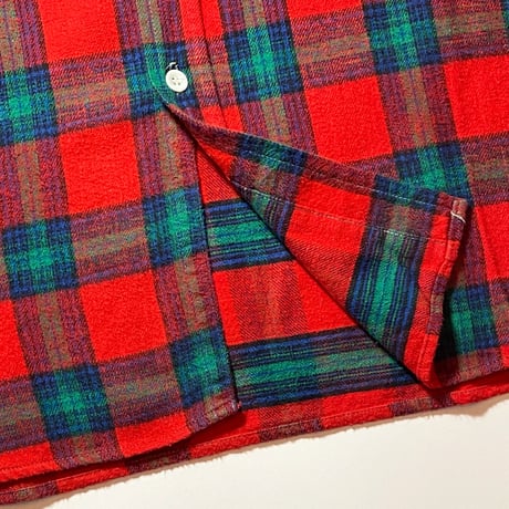1950's PENNEY'S Heavy Flannel L/S Shirt