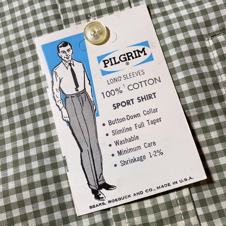 1960's PILGRIM L/S Shirt Deadstock