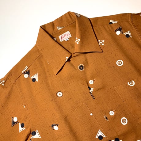 1950's Leed's Rayon L/S Shirt Deadstock