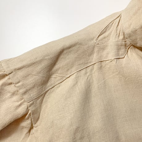 1930's French Unknown Linen Smock