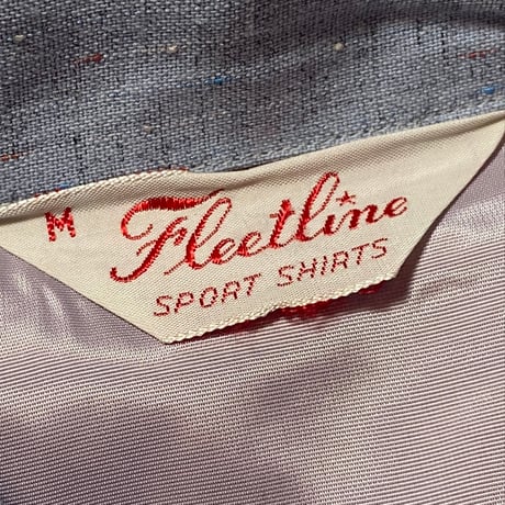 1950〜60's Fleetline Rayon L/S Shirt Deadstock