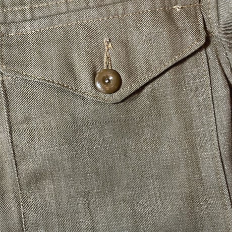 1940's British Army Green Denim Jacket Deadstock
