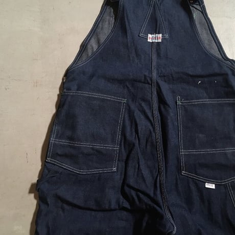 1960's RUGGED Denim Overall Deadstock
